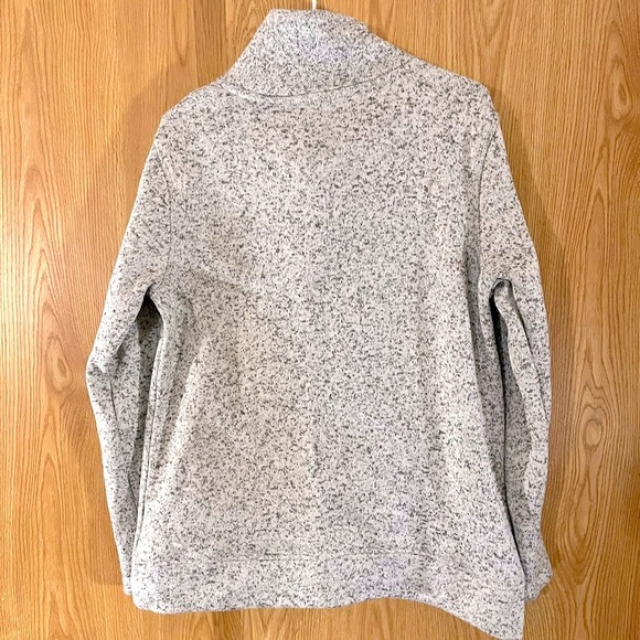 Collegiate Sports Apparel Oregon Ducks Gray Knit Fleece Sweater Pullover - Picture 2 of 6